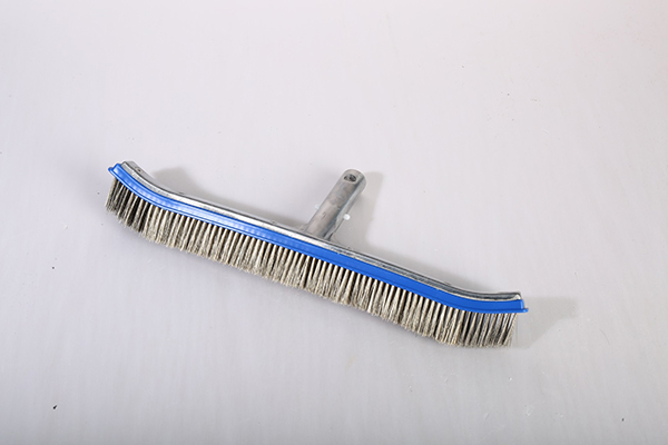 18寸塑料铝背钢丝毛池刷